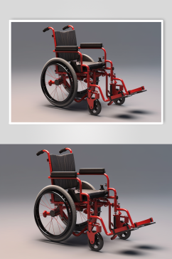 AI数字艺术高清轮椅医疗仪器摄影图片