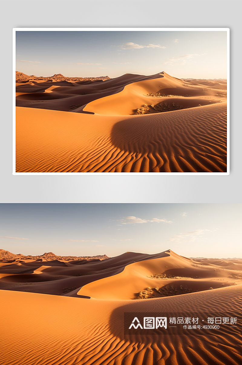 AI数字艺术高清骆驼在沙漠中行走摄影图片素材