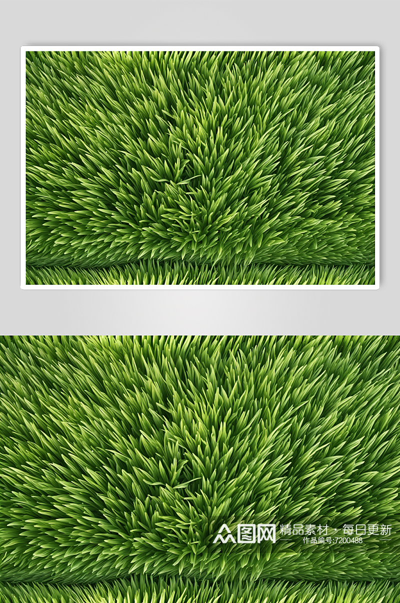 AI数字艺术绿色草地草皮贴图素材