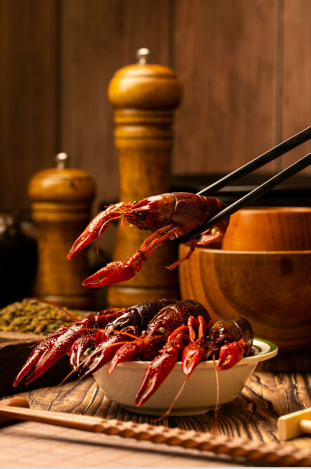新鲜小龙虾食物食材美食摄影图片素材