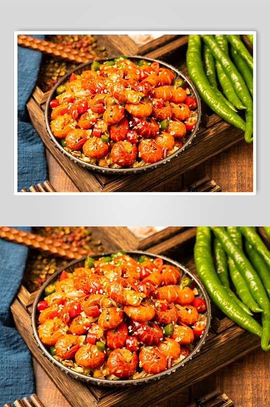 麻辣龙虾尾食物小吃美食摄影图片-众图网