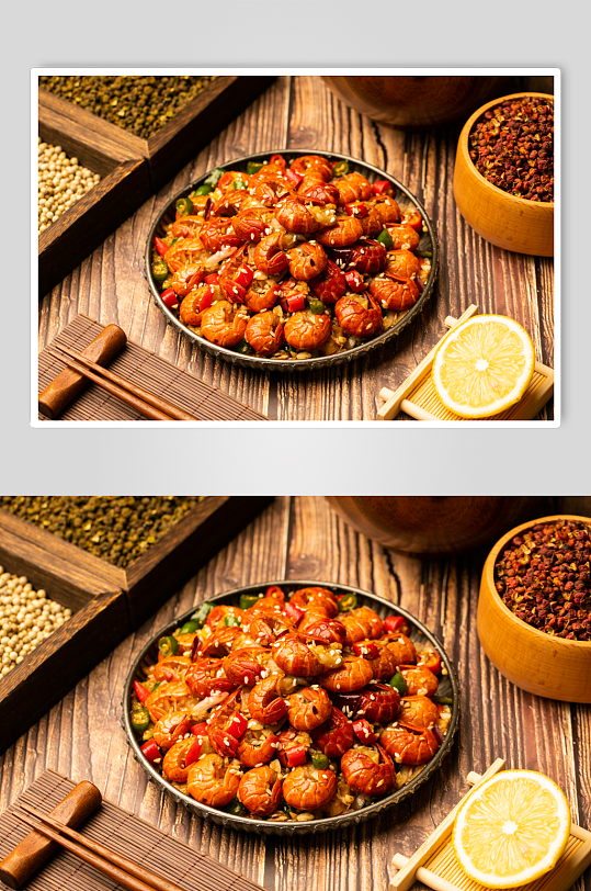 麻辣龙虾尾食物小吃美食摄影图片-众图网