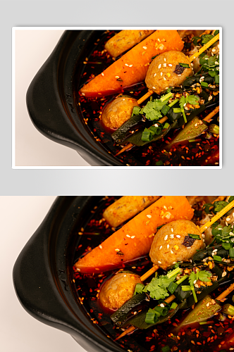 麻辣钵钵鸡食物小吃美食摄影图片