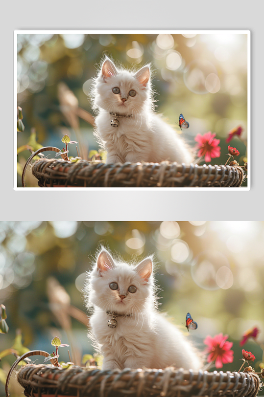 AI数字艺术可爱猫咪小猫图片