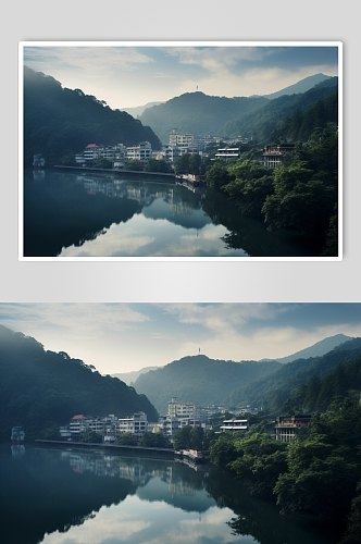 AI数字艺术国内城市贵州茅台镇景点图片