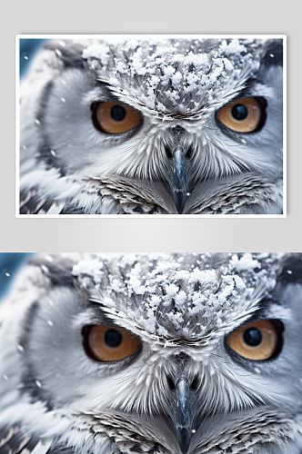 AI数字艺术高清可爱猫头鹰动物摄影图片