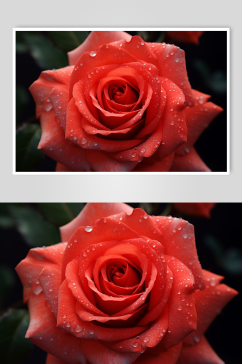 AI数字艺术玫瑰花卉摄影图片
