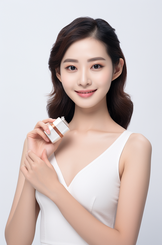 AI数字艺术美容女性肖像人物摄影图-众图网