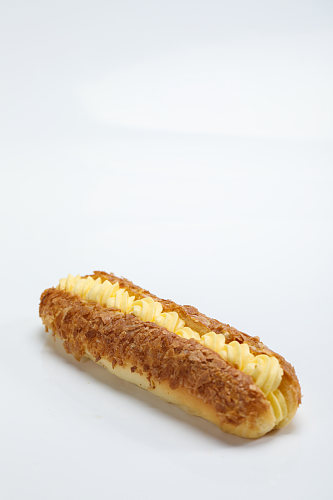 奶油脆脆面包美食摄影图片