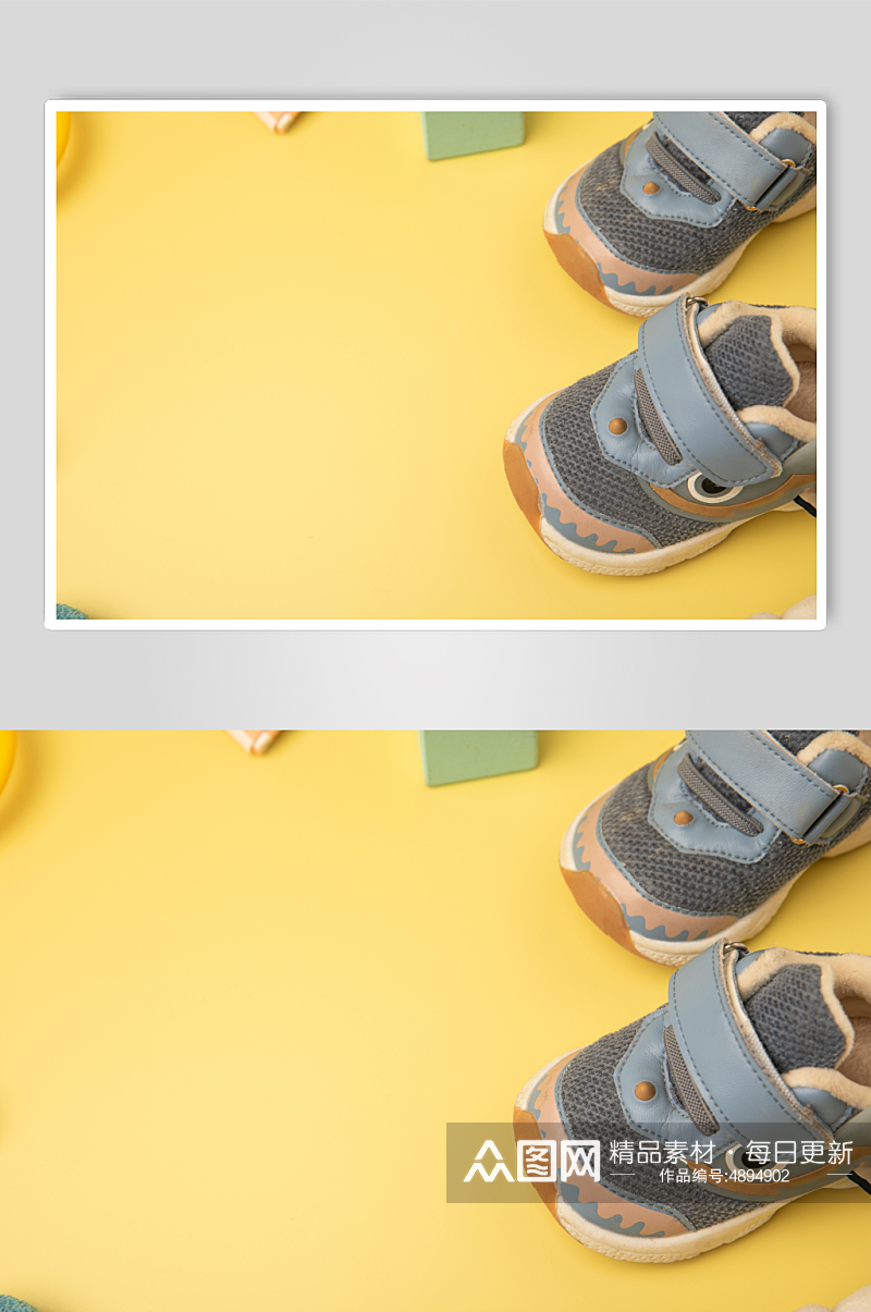 黄色温馨儿童用品母婴用品摄影图片素材