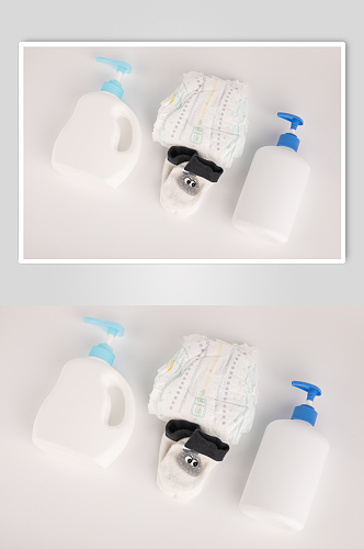 清洗衣服洗衣液母婴用品摄影图片