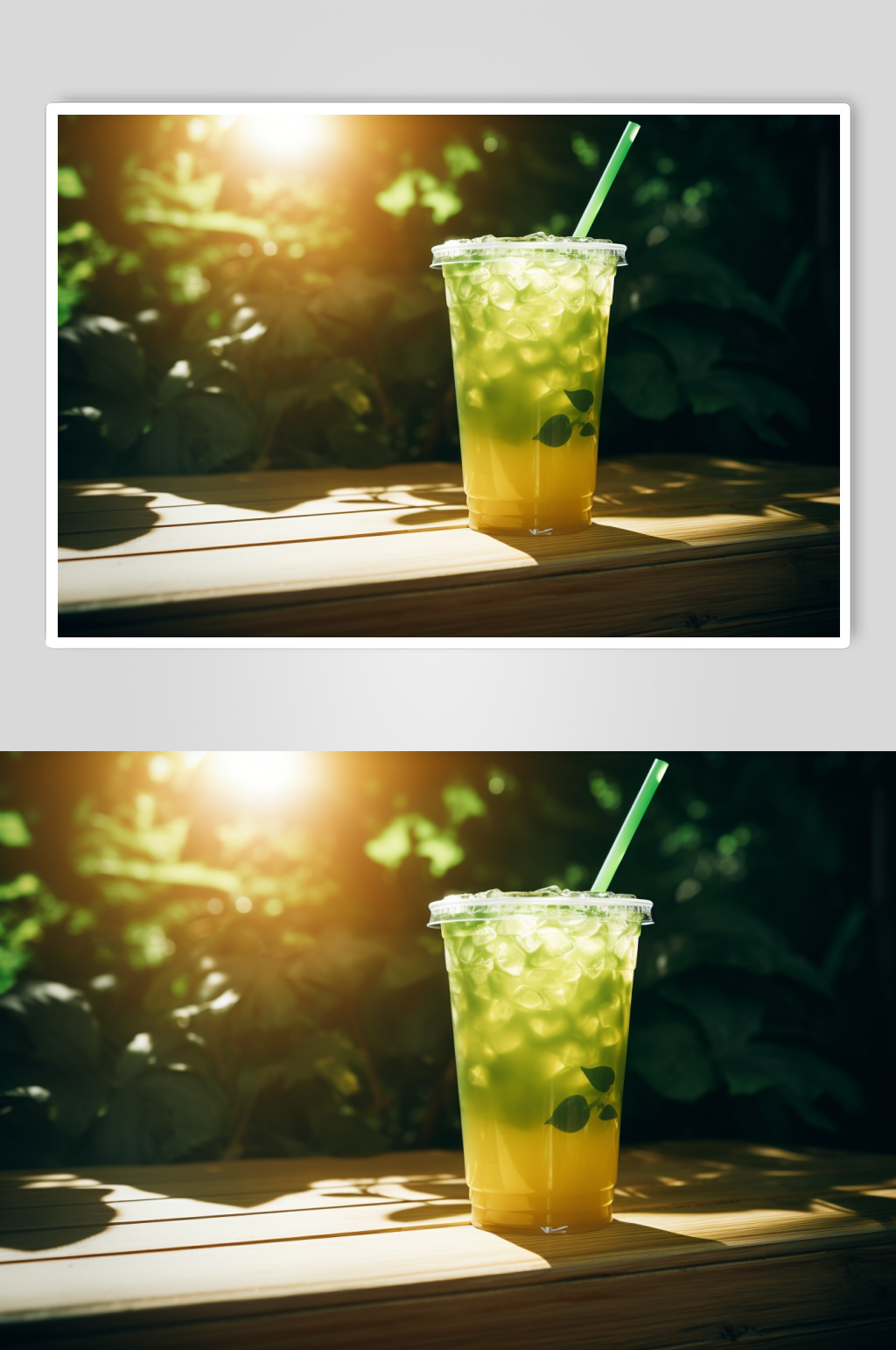 AI数字艺术春季春天奶茶摄影图素材