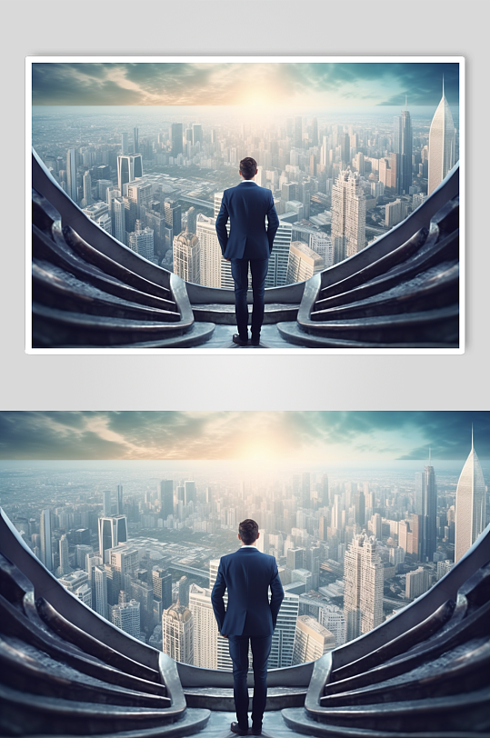 AI数字艺术登山攀岩企业精神人物摄影图片-众图网