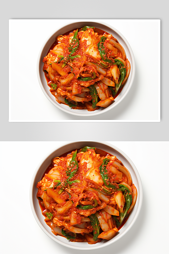AI数字艺术泡菜辣白菜美食摄影图