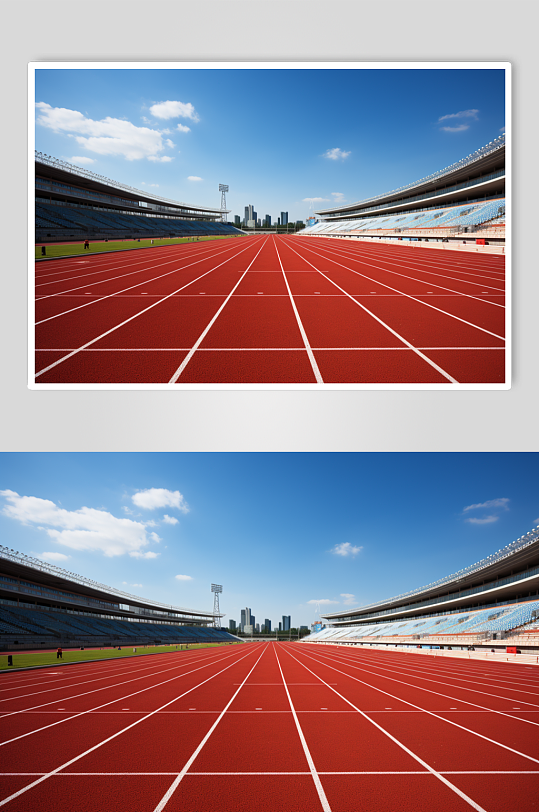 AI数字艺术体育跑道图片