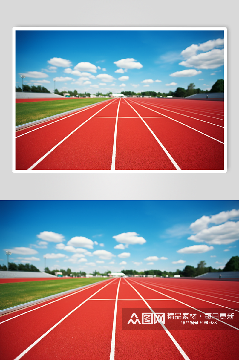 AI数字艺术体育跑道图片素材
