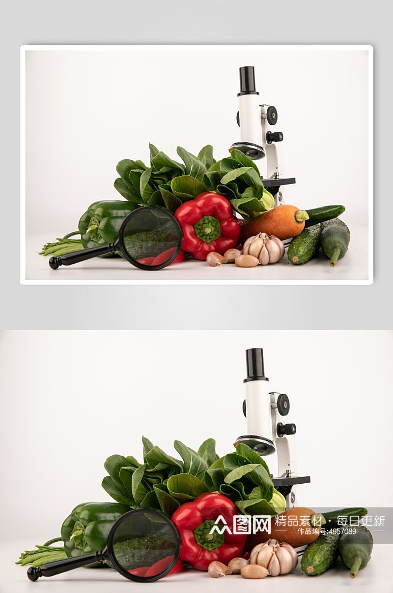 辣椒大蒜食品安全农业科技食品培育摄影图片素材