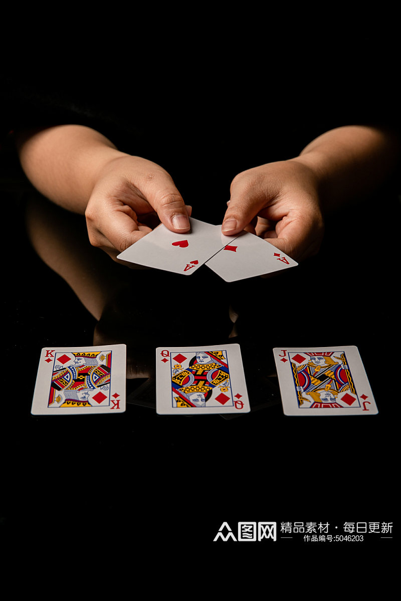 扑克牌棋牌棋牌室牌类摄影图片素材