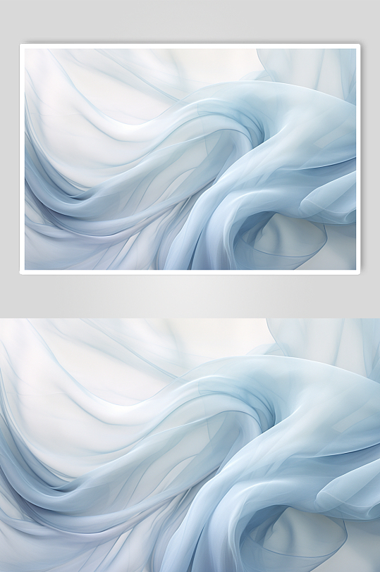 AI数字艺术浅色变幻线丝绸质感纹理背景-众图网