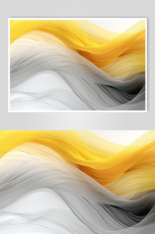 AI数字艺术浅色变幻线丝绸质感纹理背景-众图网