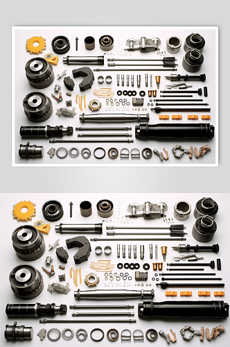 AI数字艺术高清汽车零件模型