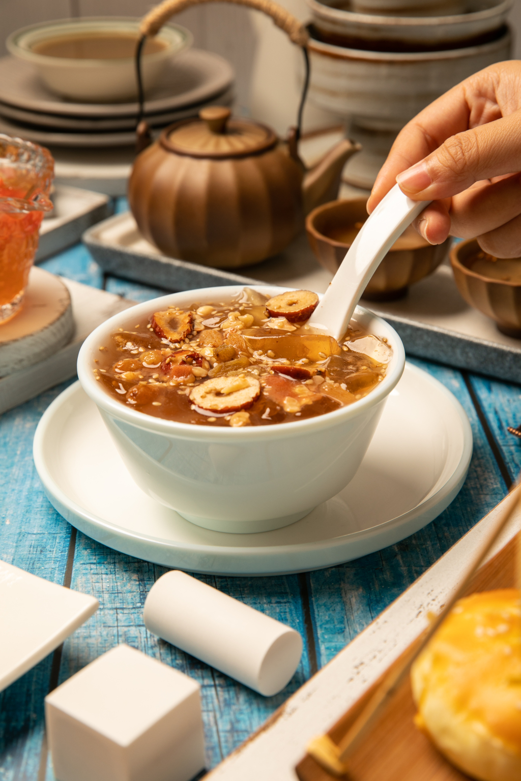 美味海南清补凉夏季糖水摄影图片素材