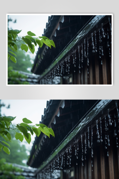 AI数字艺术高清下雨清明摄影图片