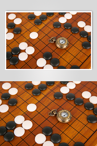 围棋五子棋棋牌物品摄影图片