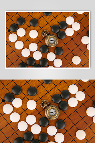 围棋五子棋棋牌物品摄影图片