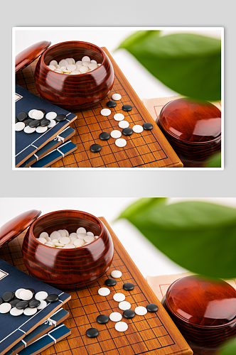 围棋五子棋棋牌物品摄影图片