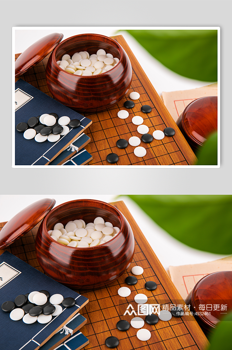 围棋五子棋棋牌物品摄影图片素材