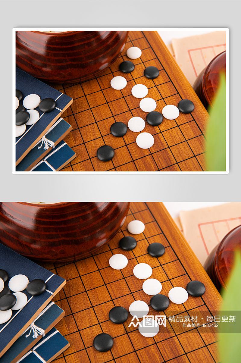 围棋五子棋棋牌物品摄影图片素材