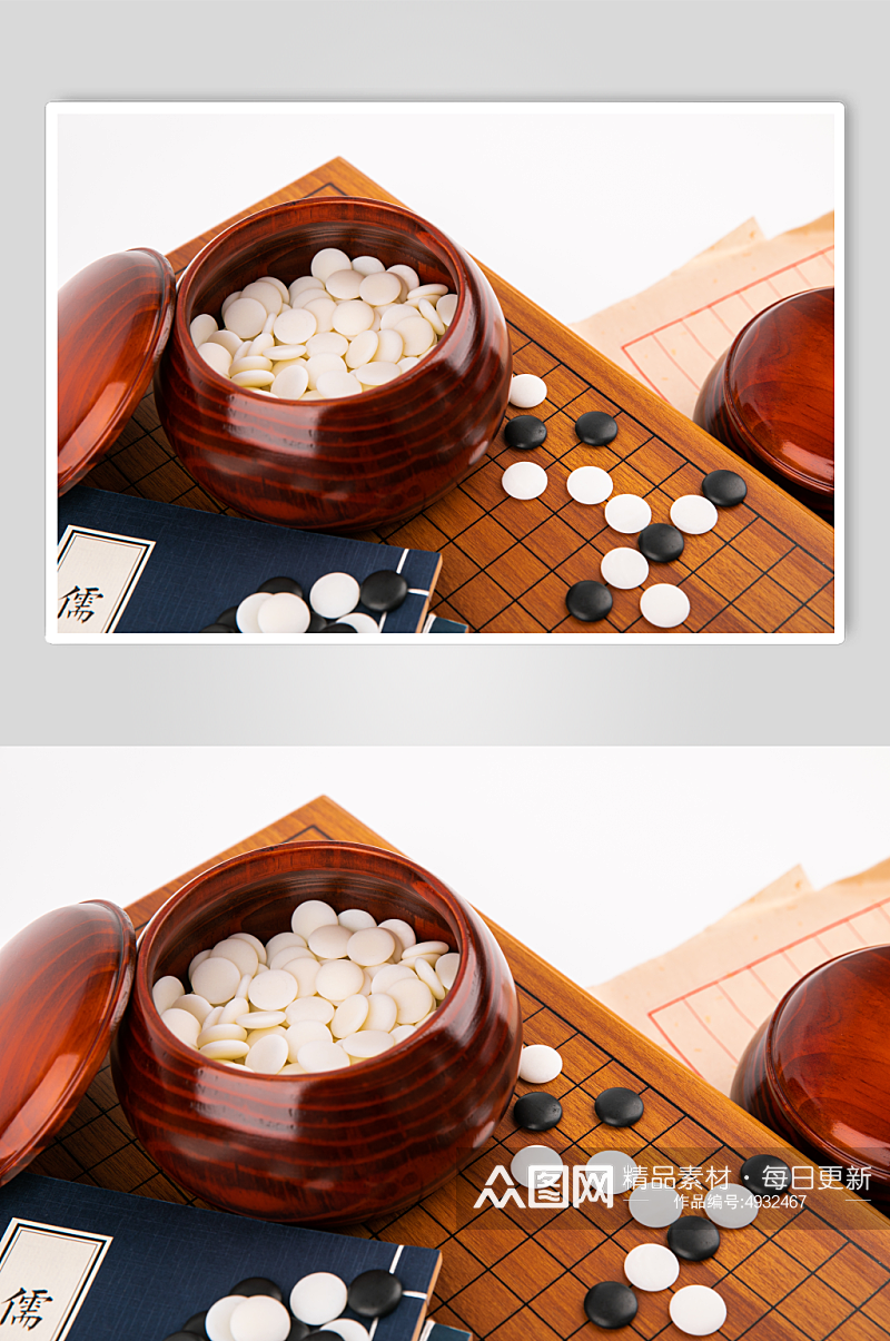 围棋五子棋棋牌物品摄影图片素材