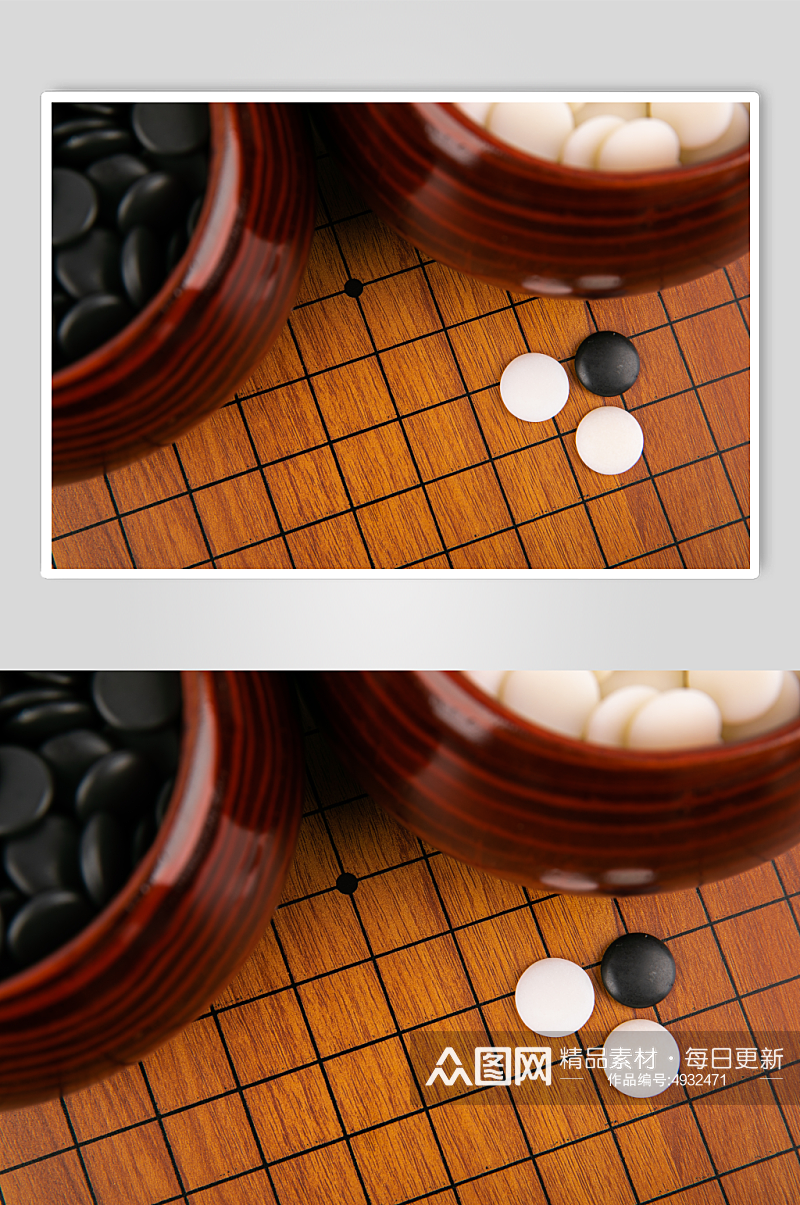 围棋五子棋棋牌物品摄影图片素材