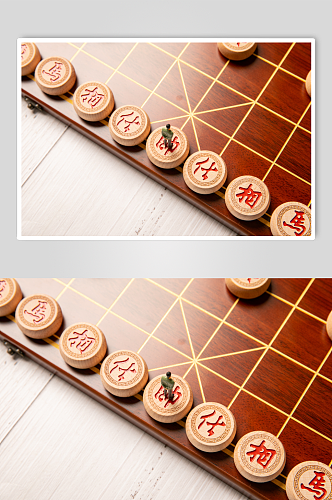 中国象棋棋牌物品摄影图片