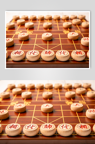 中国象棋棋牌物品摄影图片