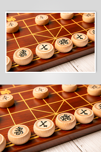 中国象棋棋牌物品摄影图片