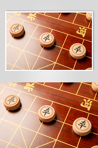 中国象棋棋牌物品摄影图片