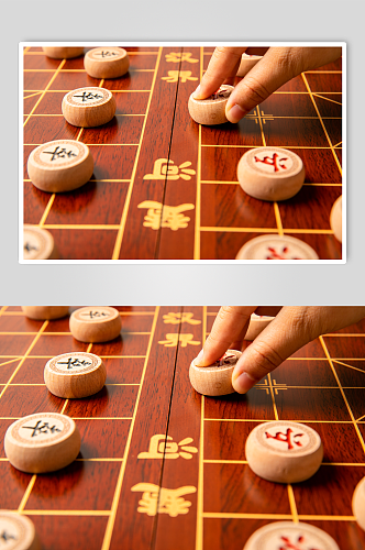 中国象棋棋牌物品摄影图片