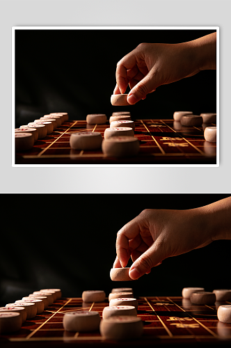 象棋棋牌物品摄影图片
