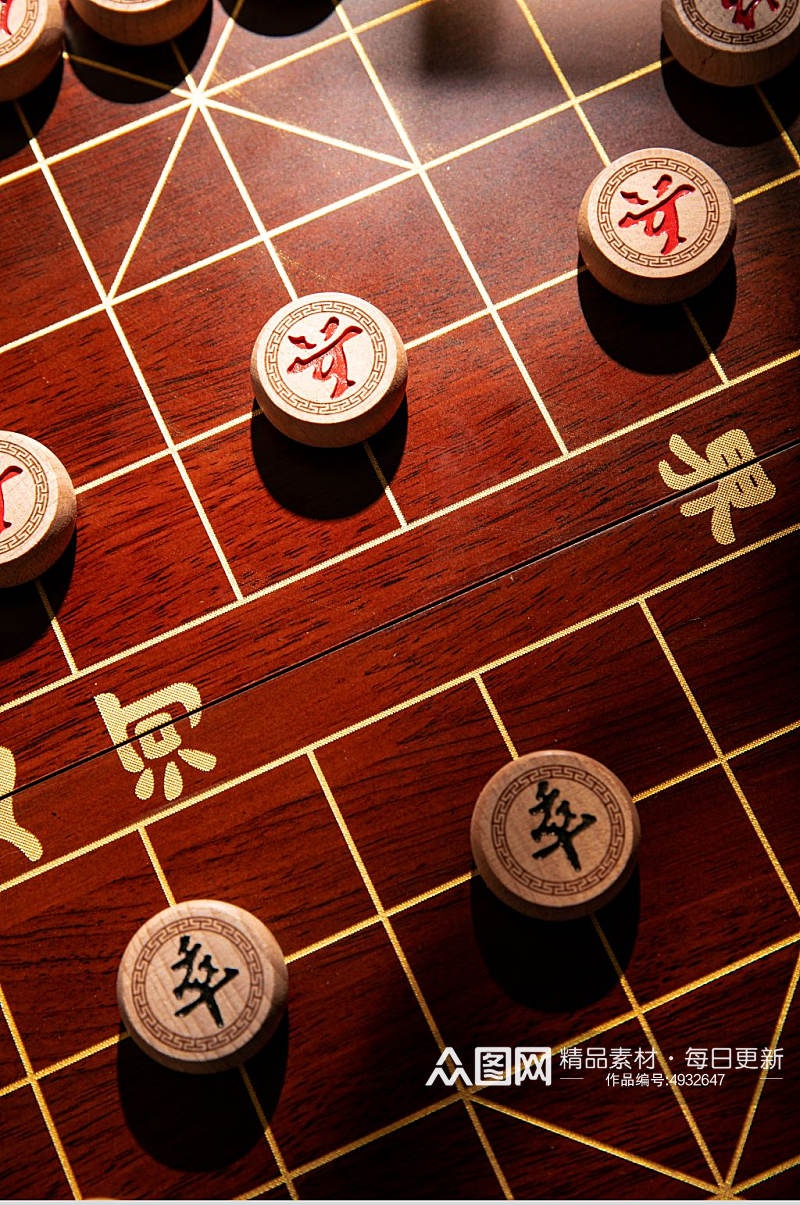 象棋棋牌物品摄影图片素材