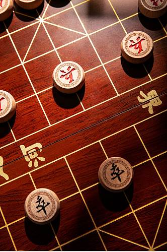 象棋棋牌物品摄影图片