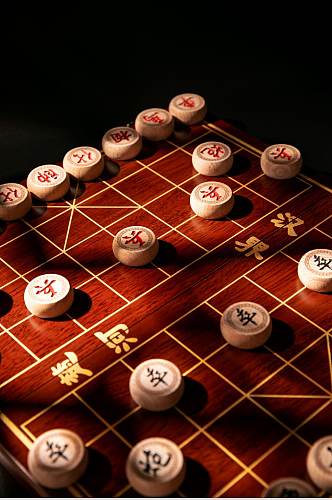 象棋棋牌物品摄影图片