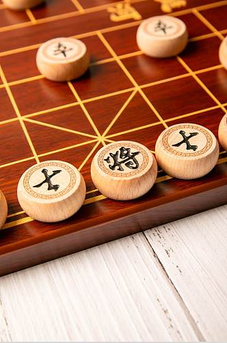 象棋棋牌物品摄影图片