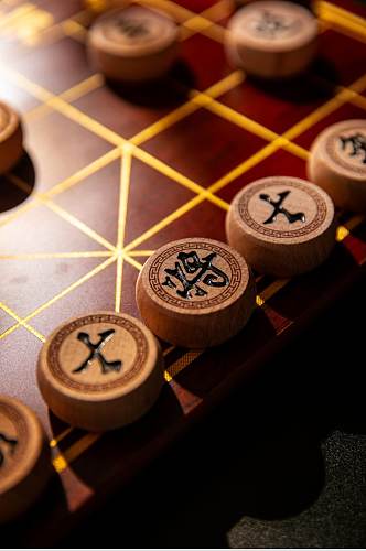 象棋棋牌物品摄影图片