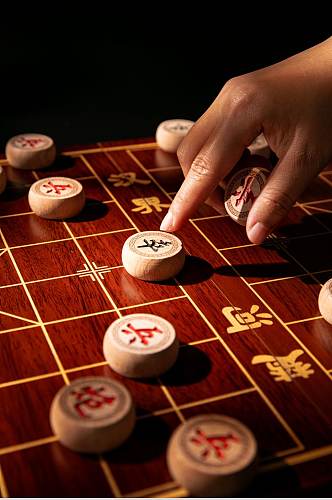 象棋棋牌物品摄影图片