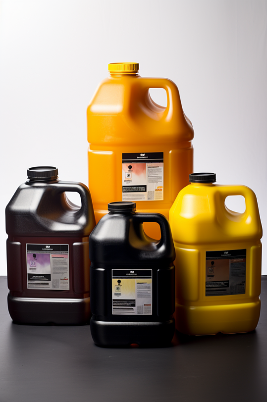 AI数字艺术汽车机油润滑油塑料桶摄影图