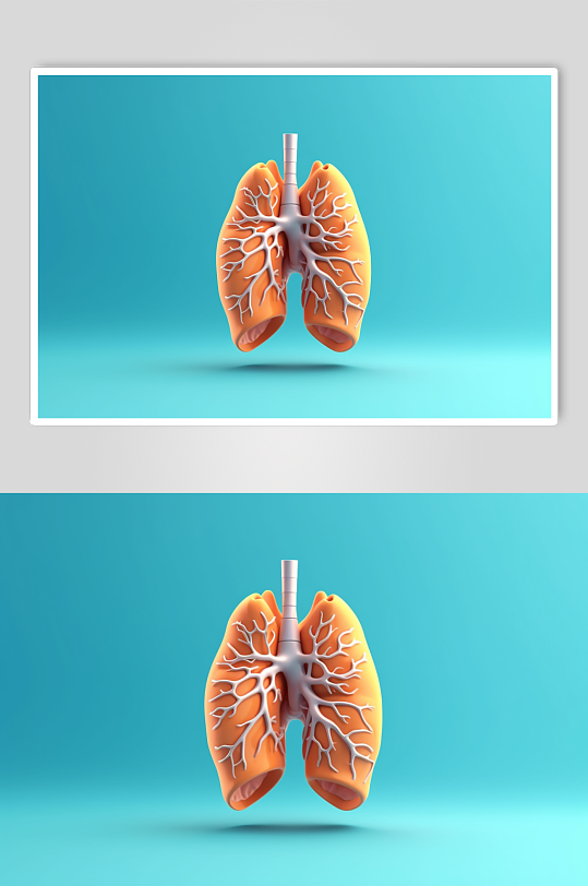 AI数字艺术人体内部器官医疗平面图片