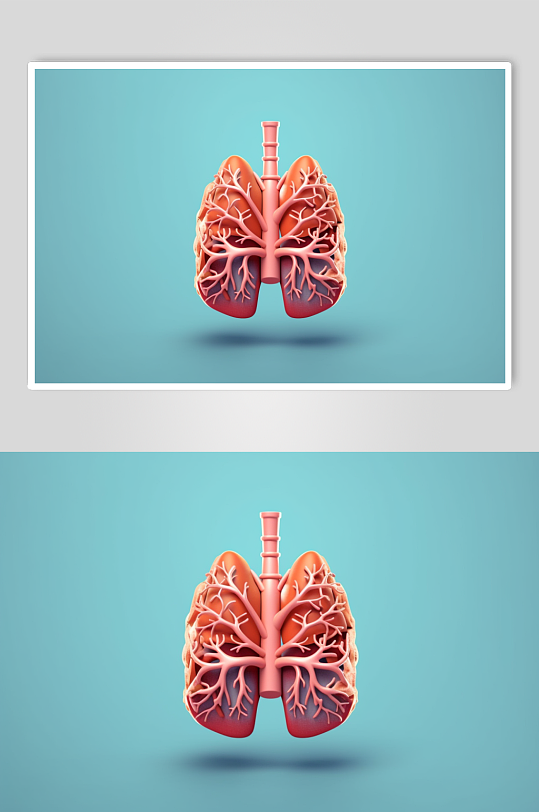 AI数字艺术人体内部器官医疗平面图片-众图网