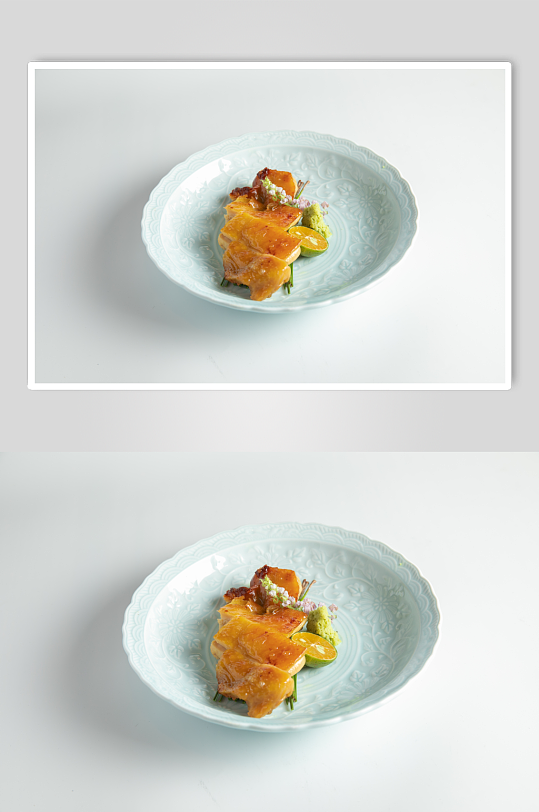 日式照烧鸡日料日本料理美食摄影图片